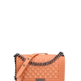Borsa a mano donna 100% gomma FLAT PENKA M-DARK RUST-SATIN CDF Marc Ellis