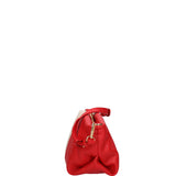 Borsa a spalla da donna Vera pelle 07165-D58 ROSSO+D37 LATTE Roberta Rossi