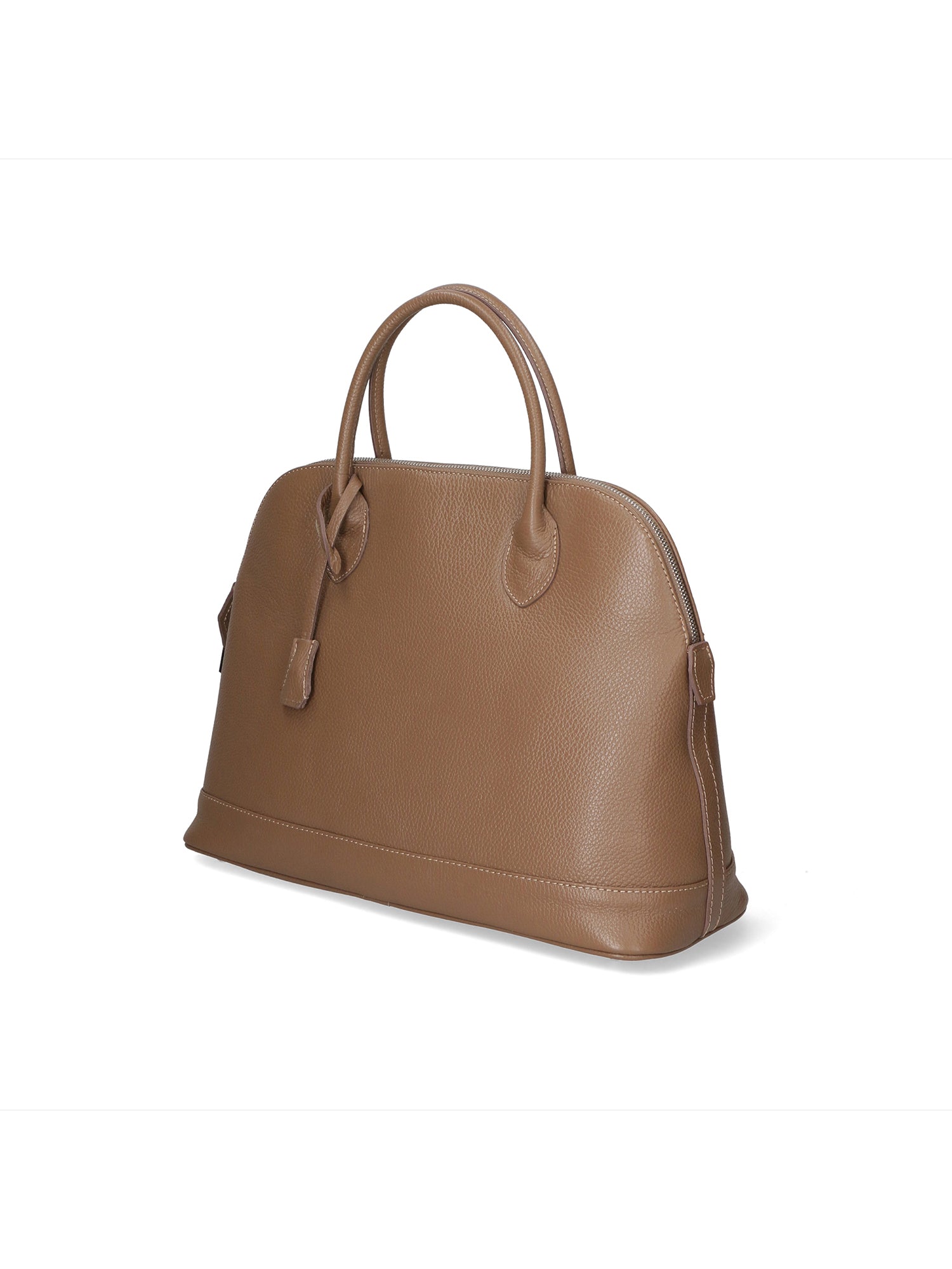 Silvana Chic Borsa a mano da donna 100% pelle 80028 5197-D40 TAUPE TAUPE Gave Lux