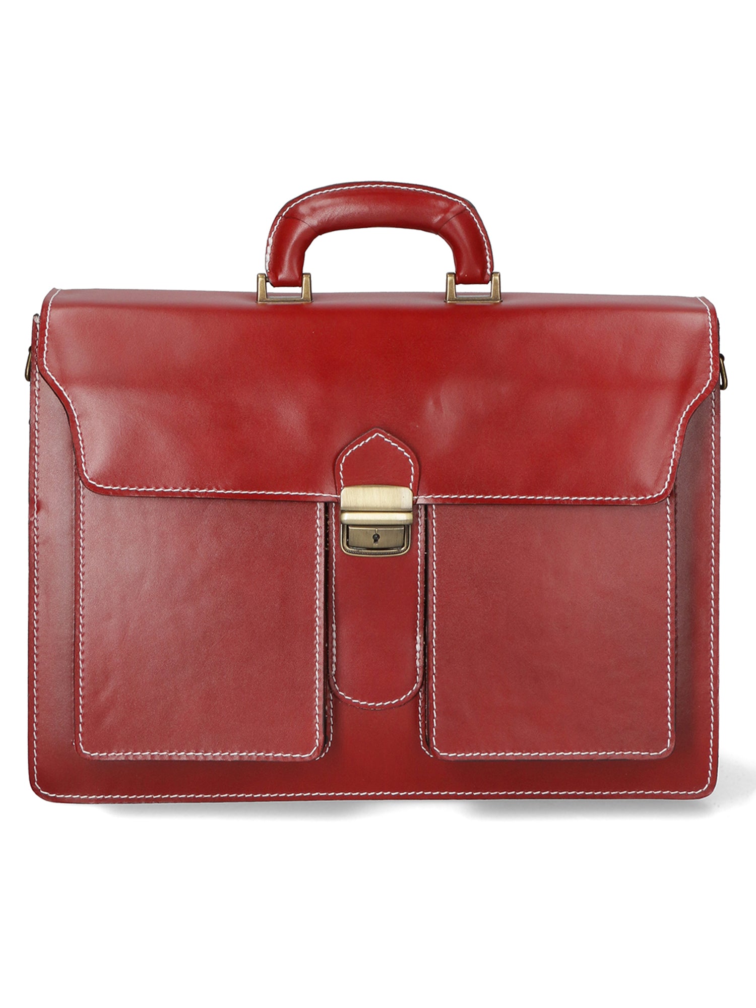 Enea Borsa da lavoro uomo Vera pelle 7001-ROSSO Gave Lux
