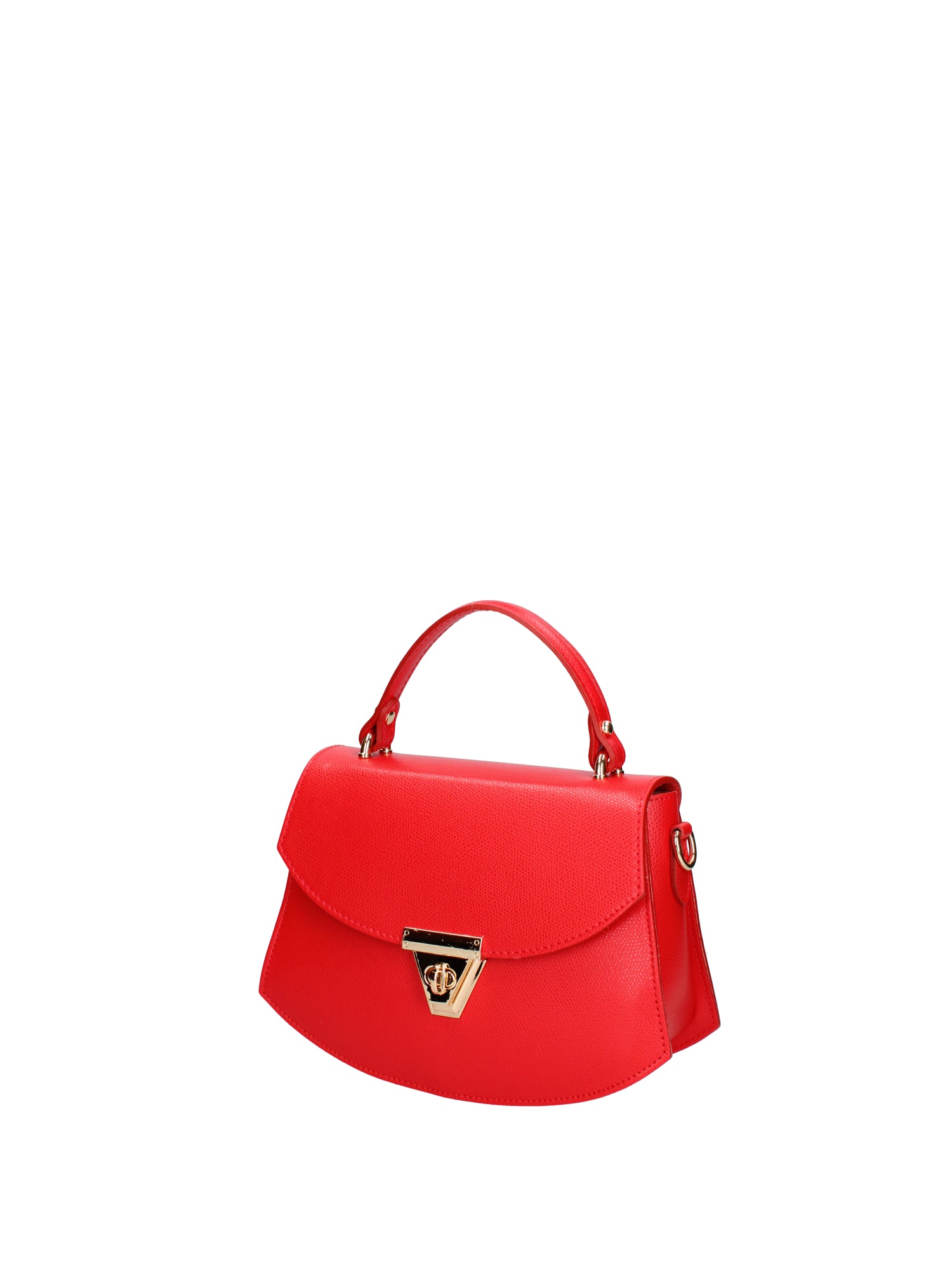 Borsa a mano da donna 100% vera pelle 07202-P 614 ROSSO FERRARI Roberta Rossi