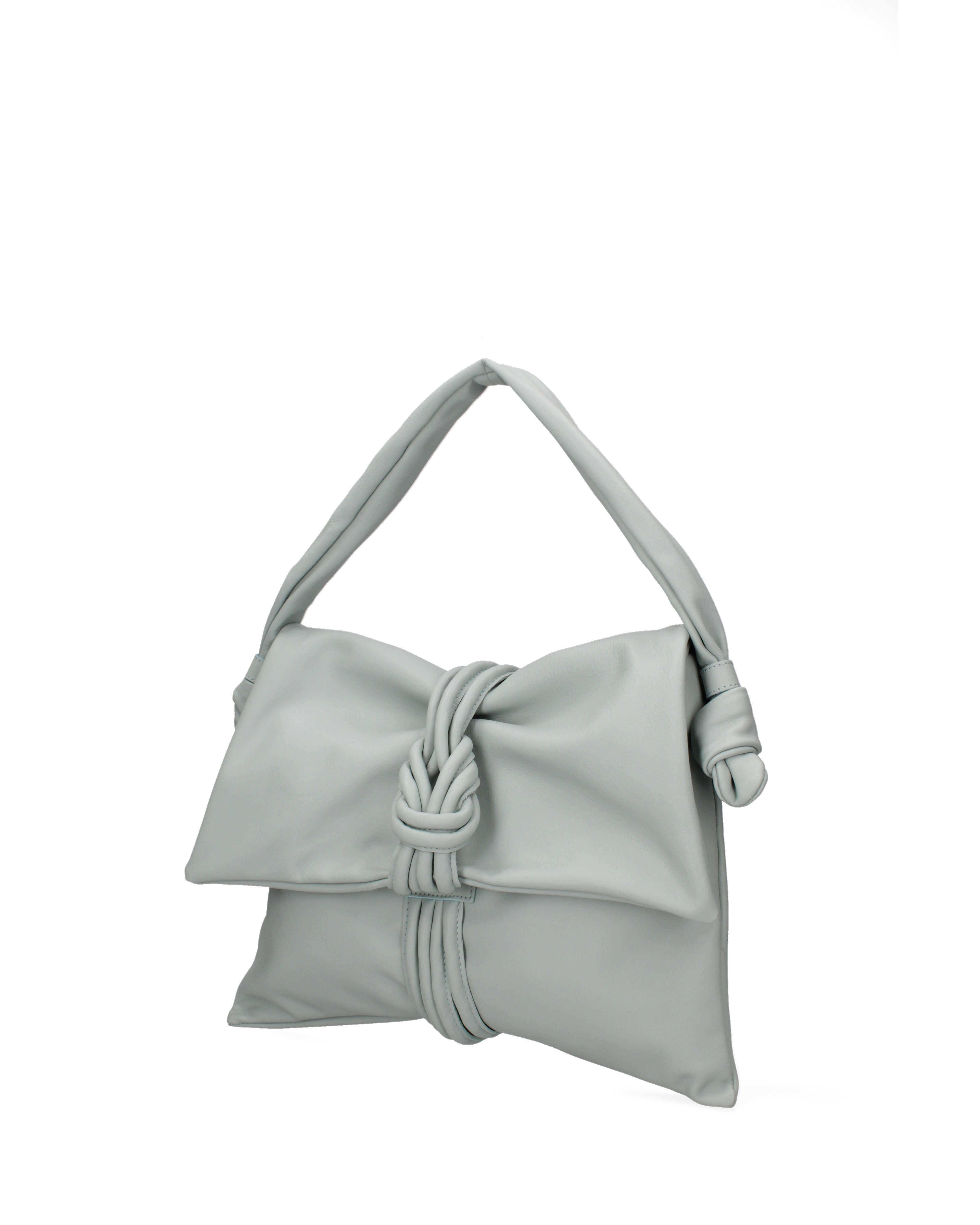 Borsa a spalla da donna Vera pelle 07172-S102 CIELO Viola Castellani