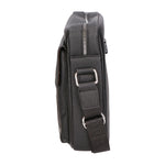 Borsa a tracolla uomo 100% pelle PU PCL3027-BLACK Northampton Polo Club