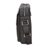 Borsa a tracolla uomo 100% pelle PU PCL3027-BLACK Northampton Polo Club