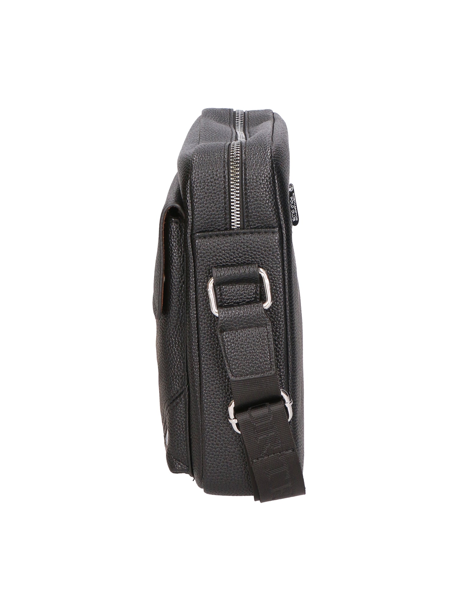 Borsa a tracolla uomo 100% pelle PU PCL3027-BLACK Northampton Polo Club
