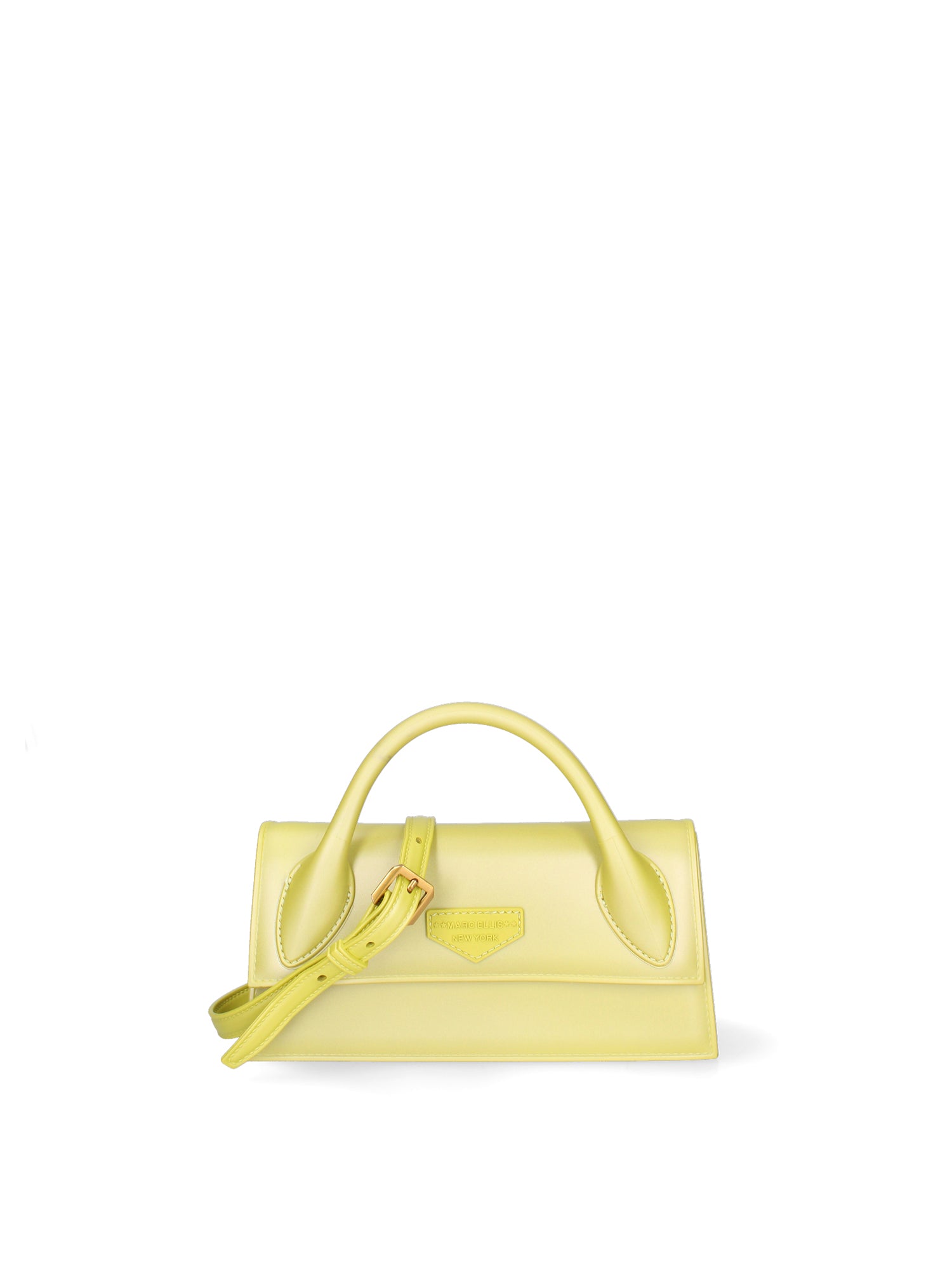 Borsa a mano da donna 100% Pvc FLAT-ARROW 24-PYRATE GREEN - LIGHT OTTONE Marc Ellis
