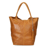 Althea Borsa a mano da donna Vera pelle 5190-005 CUOIO CHIARO Gave Lux