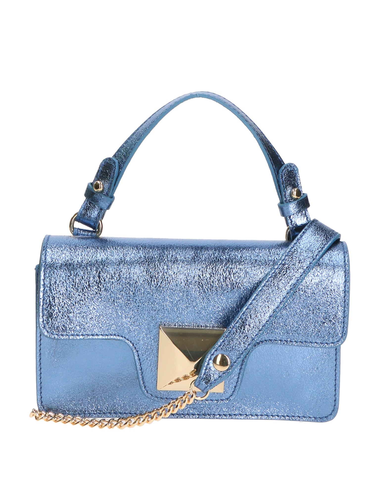 Hellen Borsa a mano da donna Vera pelle 06010-L026 JEANS Gave Lux