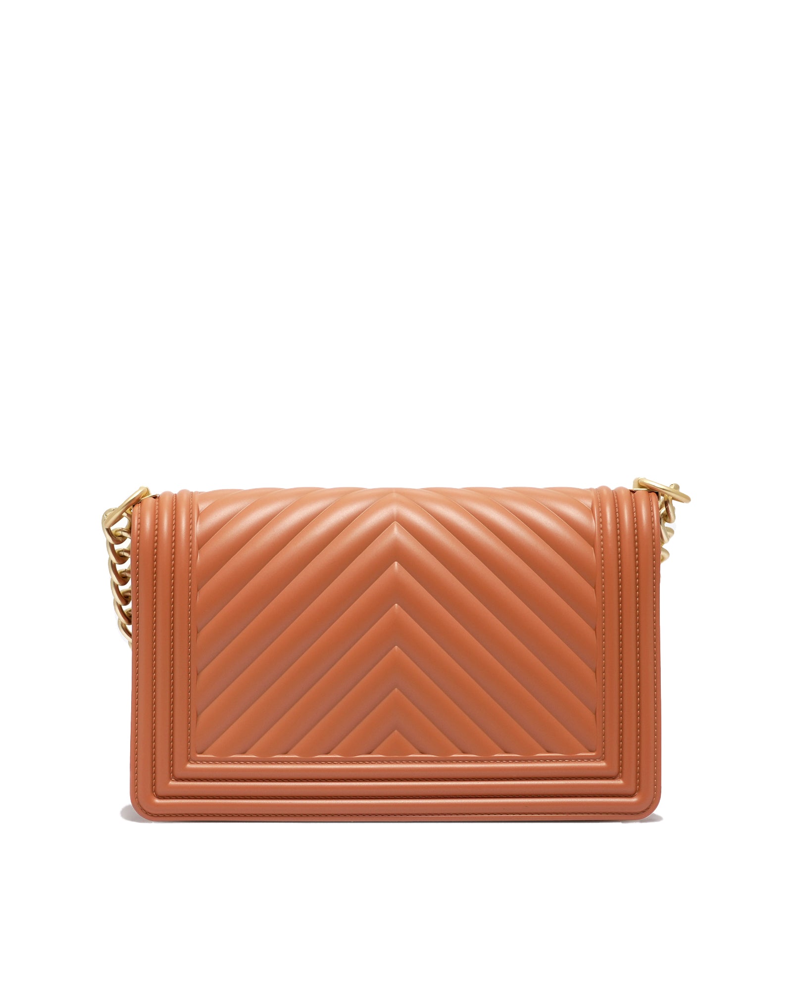 Borsa a mano da donna 100% PVC FLAT M-RAME + OFF GOLD Marc Ellis