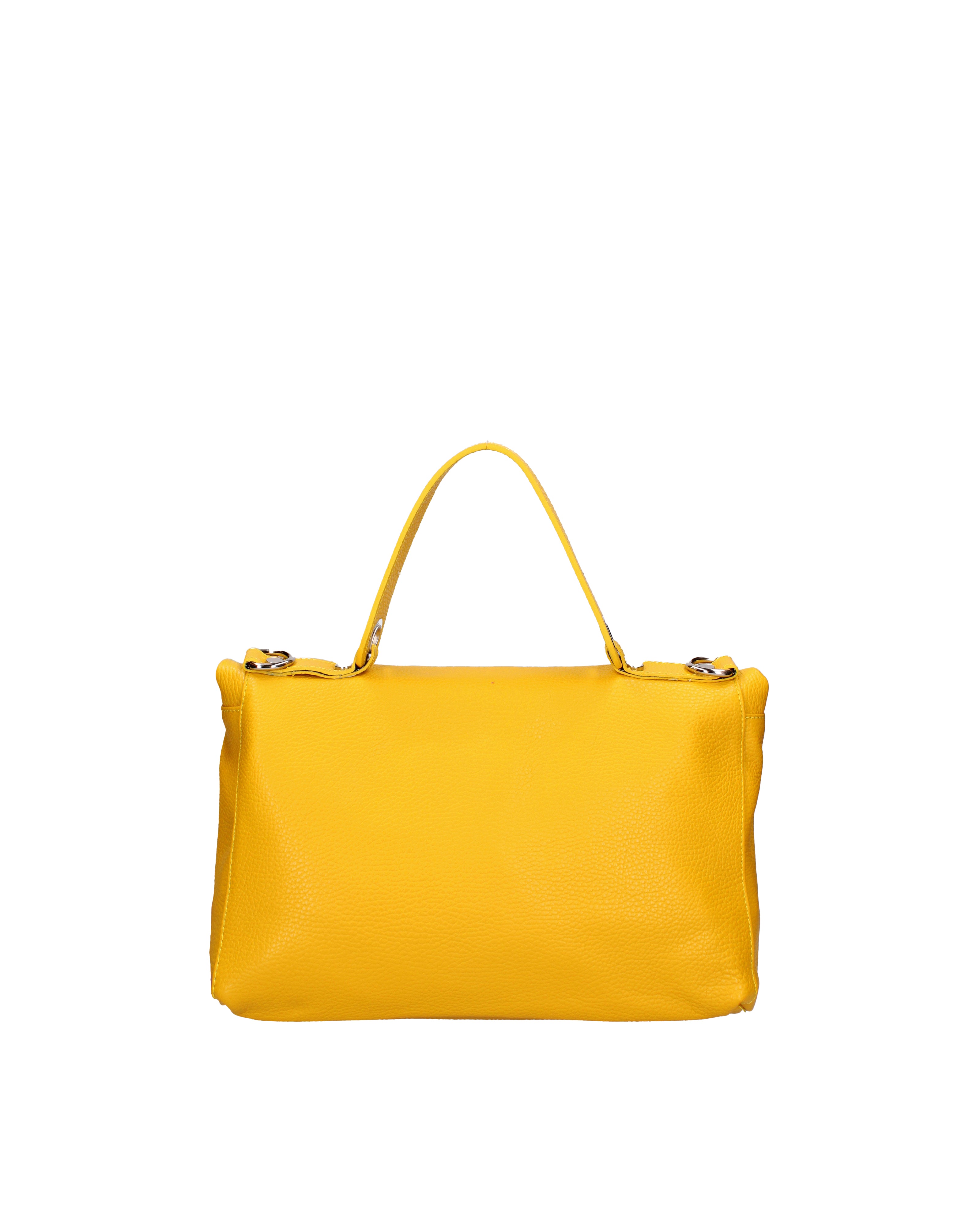 Borsa a spalla da donna Vera pelle 07159-D04 GIALLO Viola Castellani