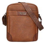 Borsa a tracolla uomo in pelle PU Casual PCL3008-COFFEE Northampton Polo Club