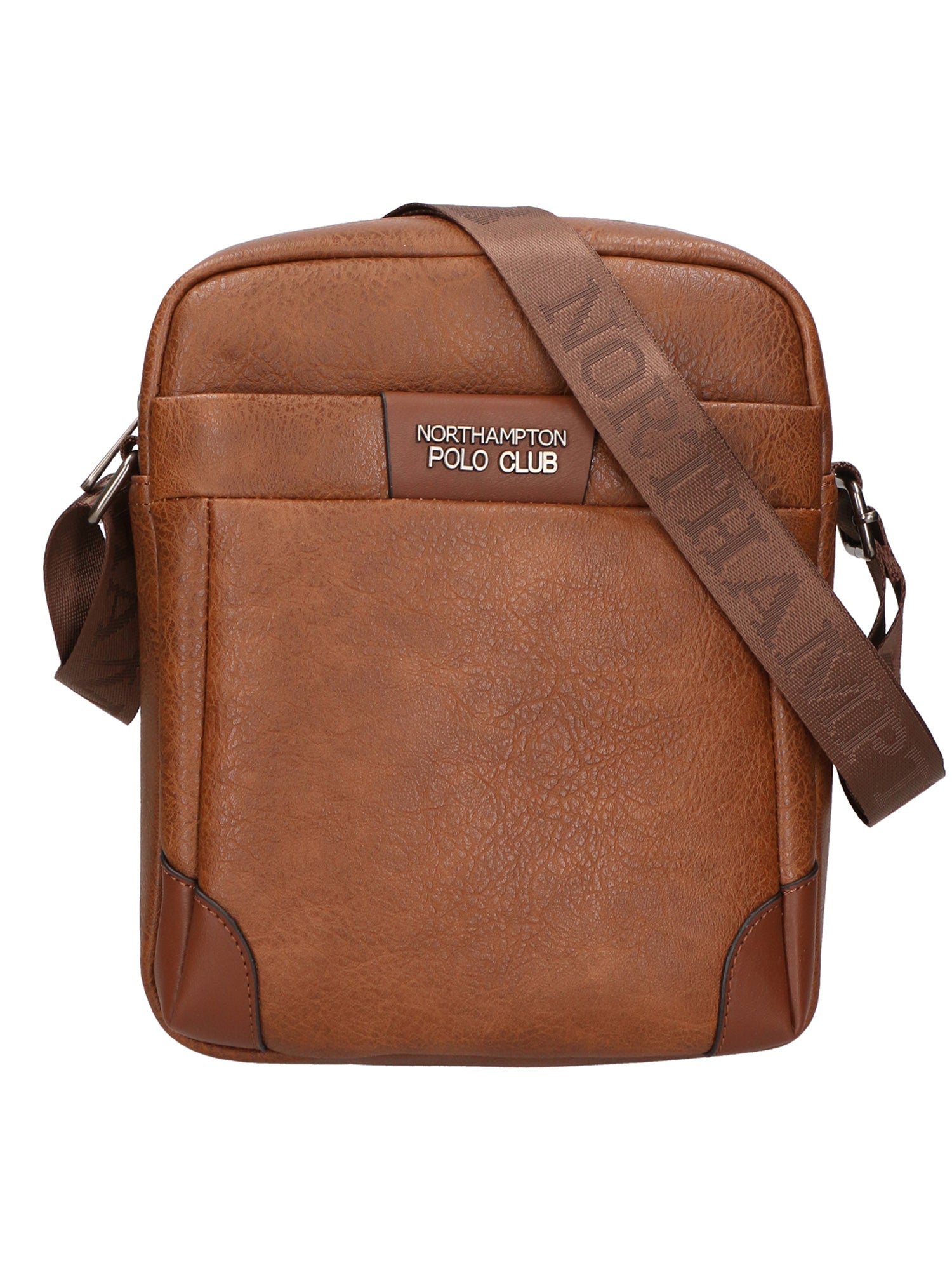 Borsa a tracolla uomo in pelle PU Casual PCL3008-COFFEE Northampton Polo Club