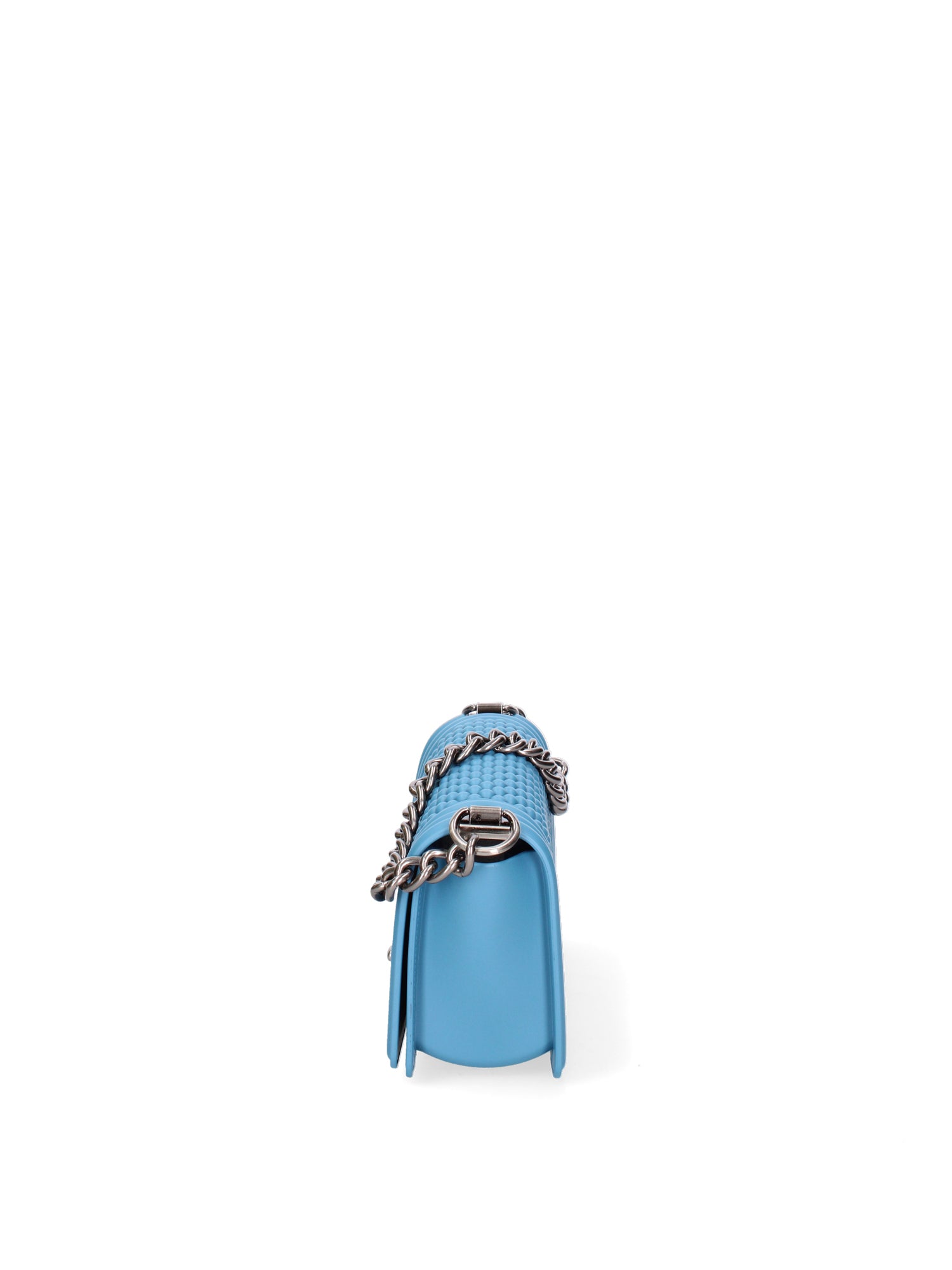 Borsa a mano da donna 100% Pvc FLAT-S-BALL 24-SUGAR BLUE - BRUSH CDF Marc Ellis