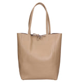Valentina Borsa a mano da donna 100% pelle 06733-D07 TAUPE CHIARO Gave Lux