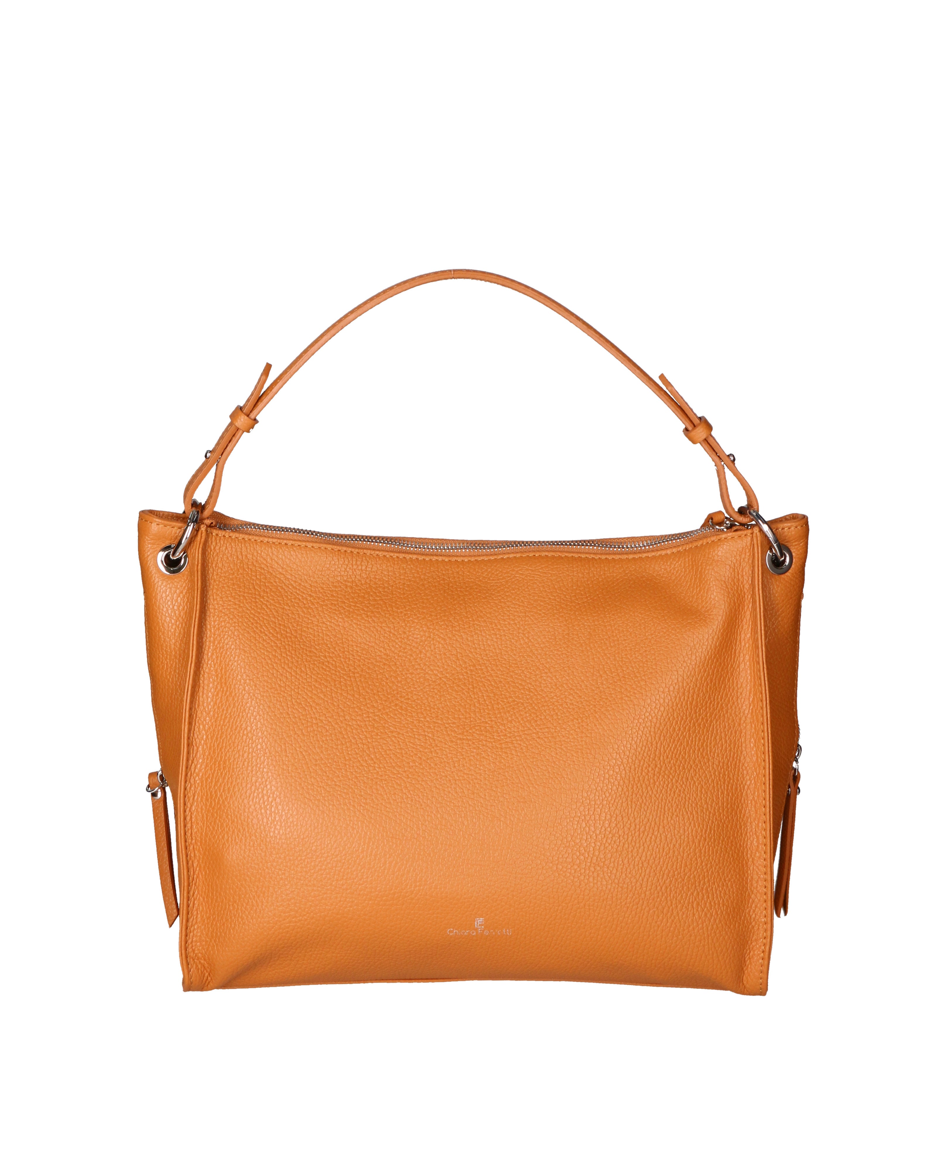 Eris Plus Borsa a mano da donna Vera pelle 7009-D44 CUOIO COGNAC Chiara Ferretti