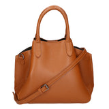 Vincenza Borsa a mano da donna Vera pelle 06898-D17 CUOIO Gave Lux