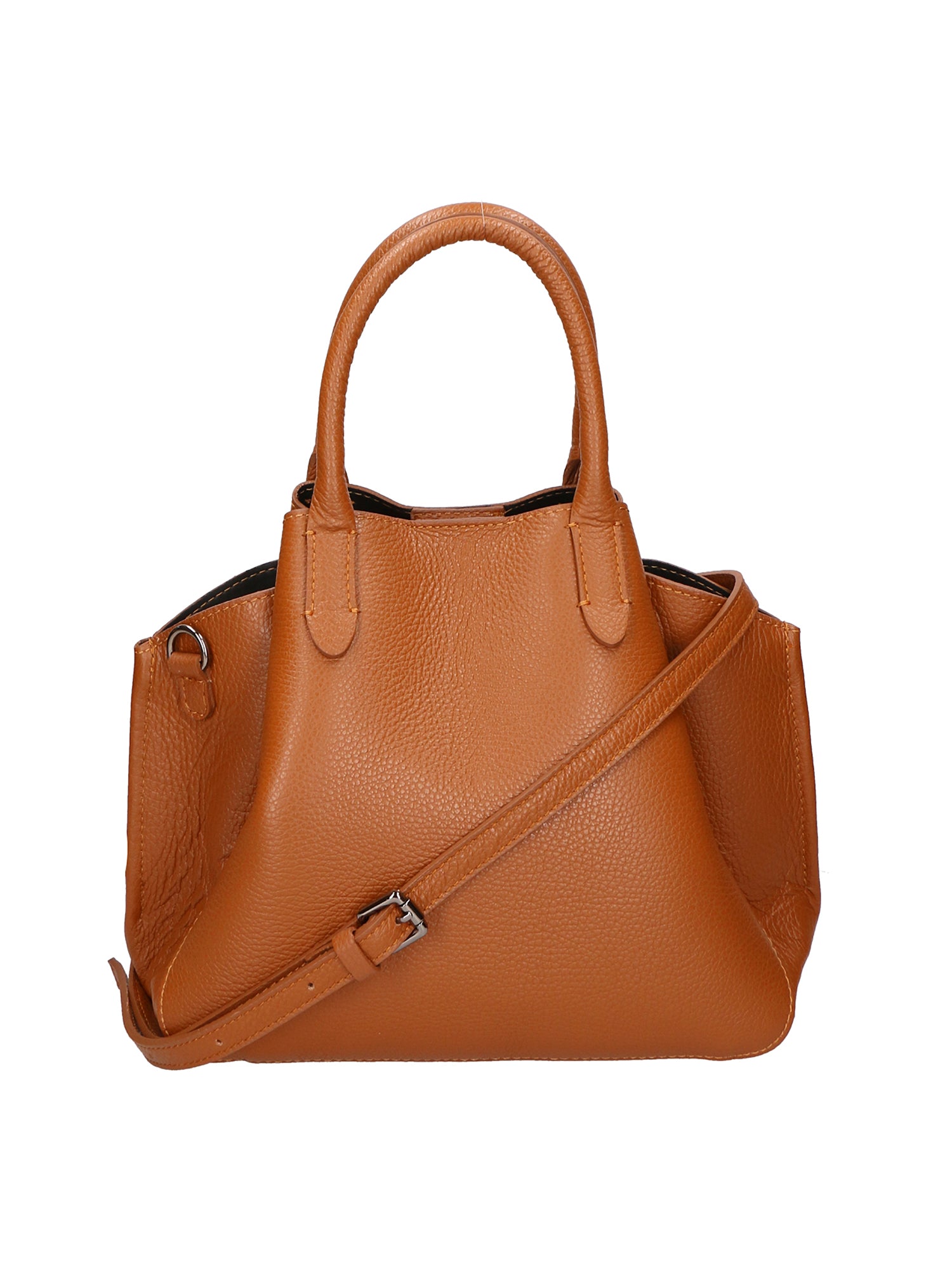 Vincenza Borsa a mano da donna Vera pelle 06898-D17 CUOIO Gave Lux