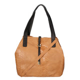 Clarissa Borsa a mano da donna Vera pelle 5276-031 CUOIO SCURO Gave Lux