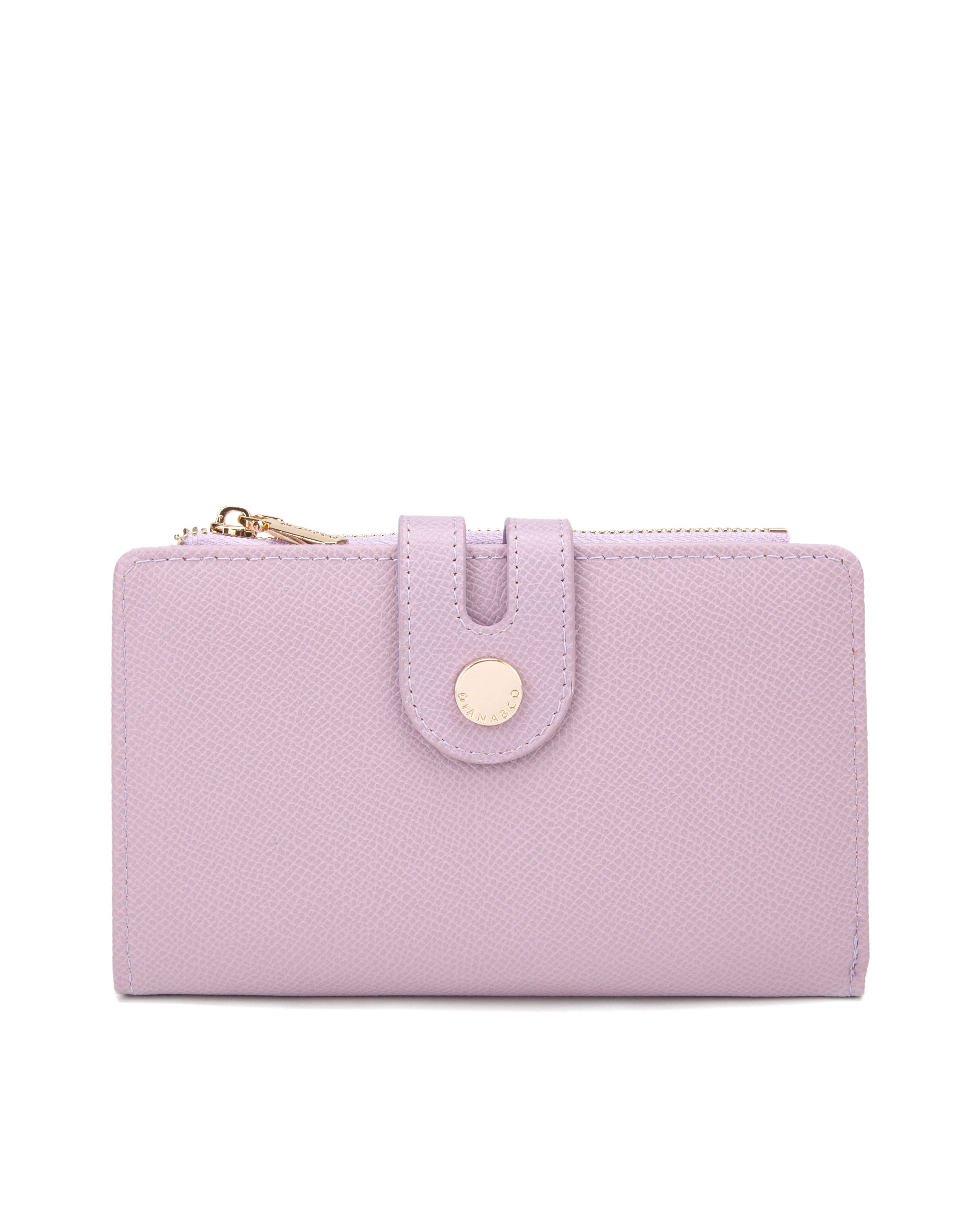 Portafoglio donna in pelle vegana Casual 798-2-2PT-LAVENDER Diana&co