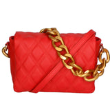 Adriana Borsa a mano da donna Vera pelle 04539-S58 ROSSO FUOCO Gave Lux