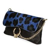 Safira Borsa a mano da donna Vera pelle 04760-LEO G BLU Gave Lux