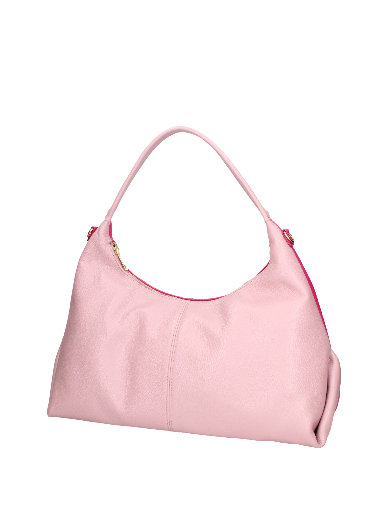 Borsa a spalla da donna Vera pelle 07233-D56 PINK+D02 FUXIA Roberta Rossi
