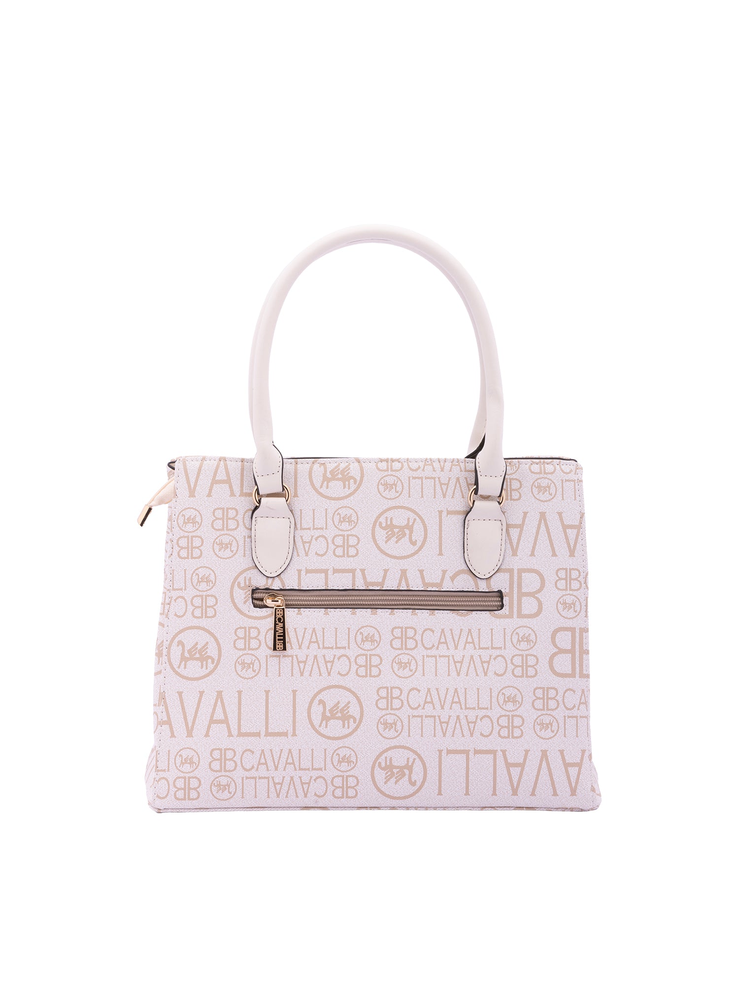 Borsa a mano da donna Ecopelle e poliestere BC1370-BIANCO B Cavalli