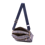 Borsa a tracolla da donna Ecopelle BC1416-BLU B Cavalli
