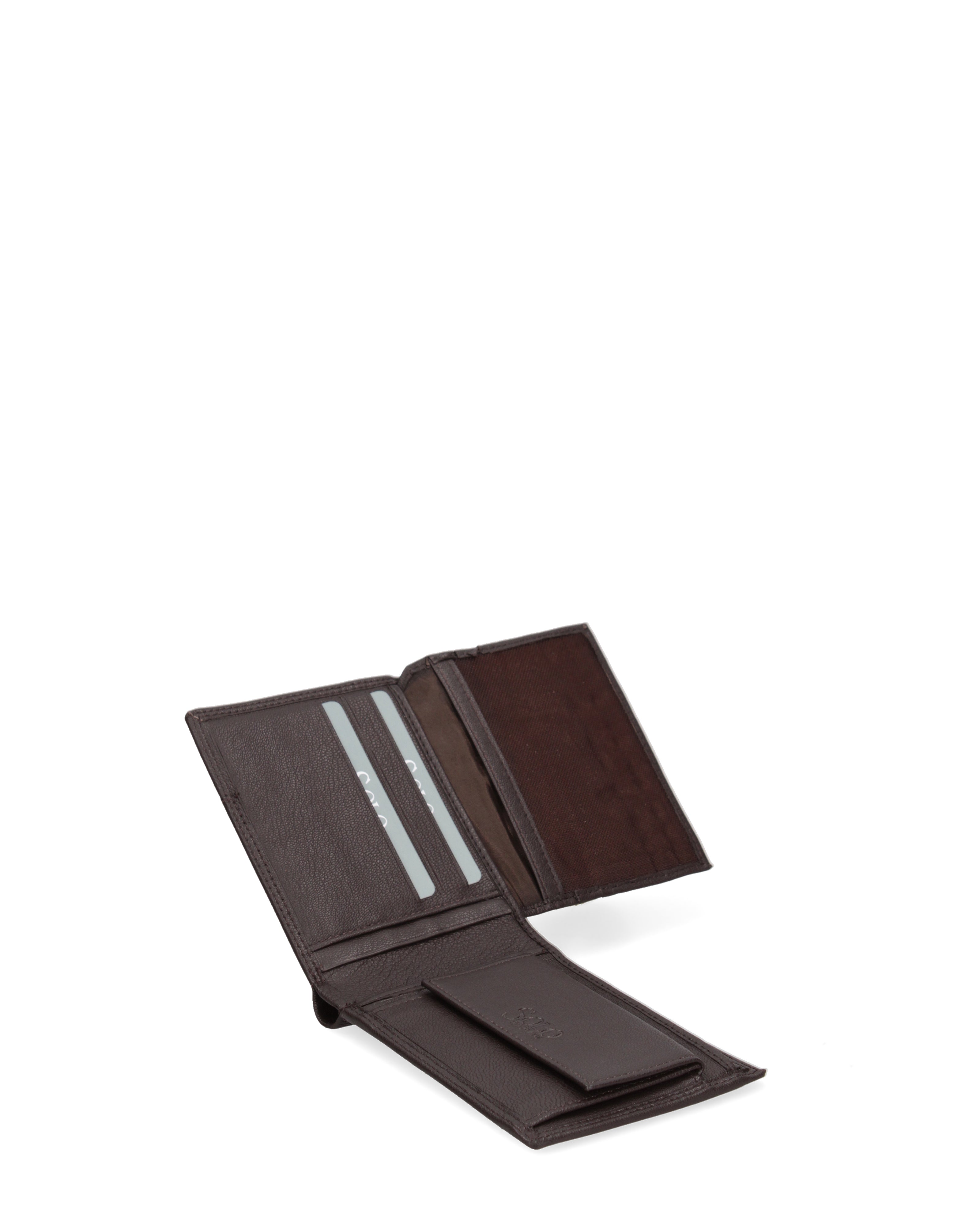 Portafoglio uomo in vera pelle Casual K35355P029-T.MORO Solo Soprani