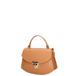 Borsa a mano da donna 100% vera pelle 07202-P 607 CUOIO Roberta Rossi