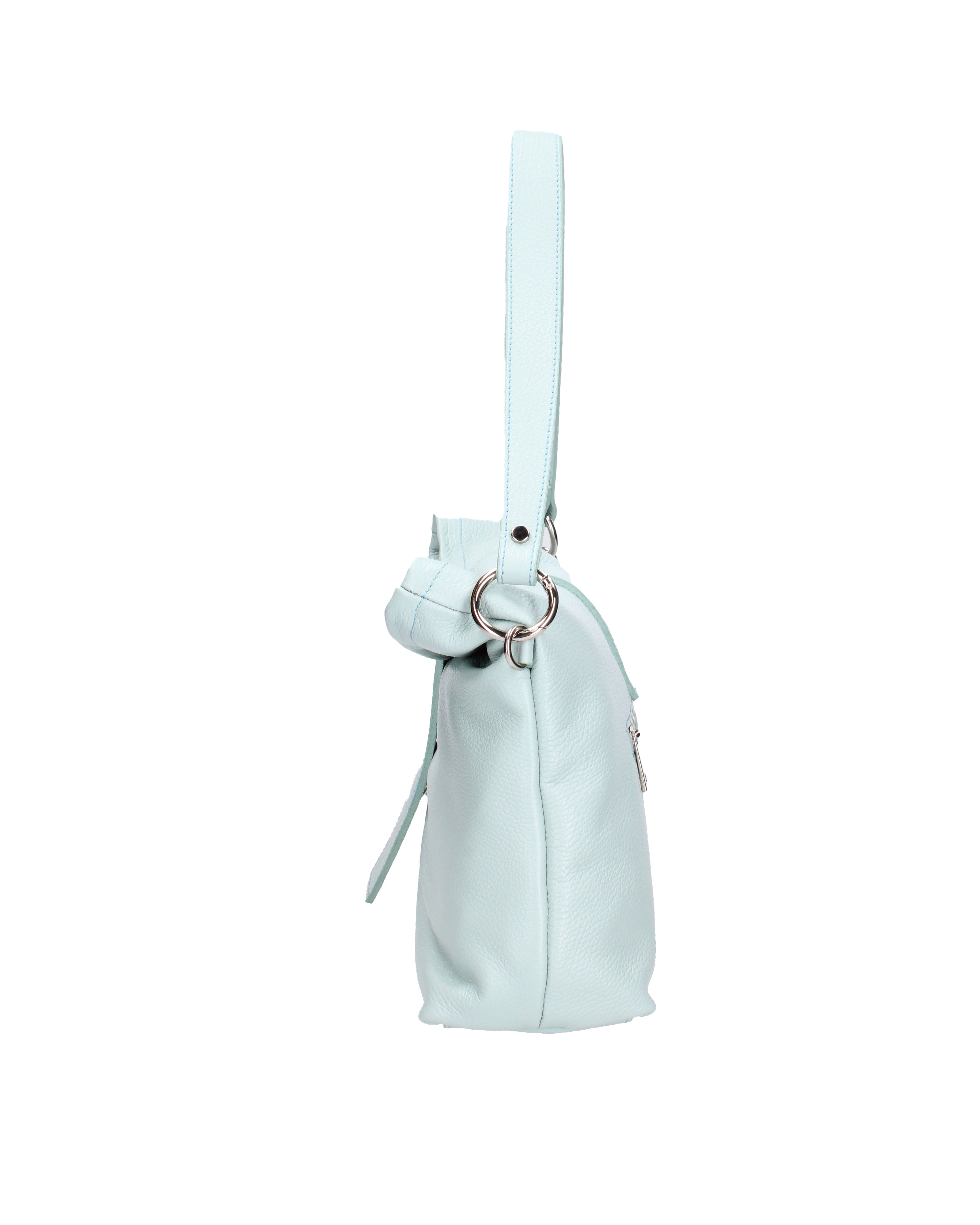Grace Borsa a spalla da donna Vera pelle 07158-D102 CIELO Viola Castellani