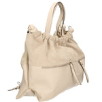 Firenze Borsa a mano da donna Vera pelle 01838-D37 LATTE MILK Gave Lux