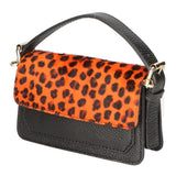 Aleide Borsa a mano da donna Vera pelle 04858-LEO P ARANCIONE Gave Lux