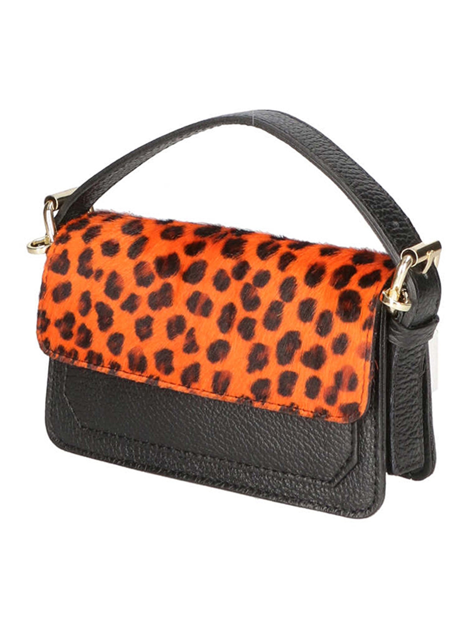 Aleide Borsa a mano da donna Vera pelle 04858-LEO P ARANCIONE Gave Lux
