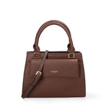 Borsa a mano da donna Ecopelle e Zip 614-2-CHOCOLATE Diana&co