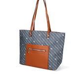 Borsa Shopper da donna 100% PVC F21054-BLUE JEANS David Jones