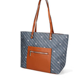 Borsa Shopper da donna 100% PVC F21054-BLUE JEANS David Jones