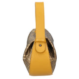 Arizona Borsa a mano da donna Vera pelle 05459-D36 SENAPE L004 ORO Gave Lux