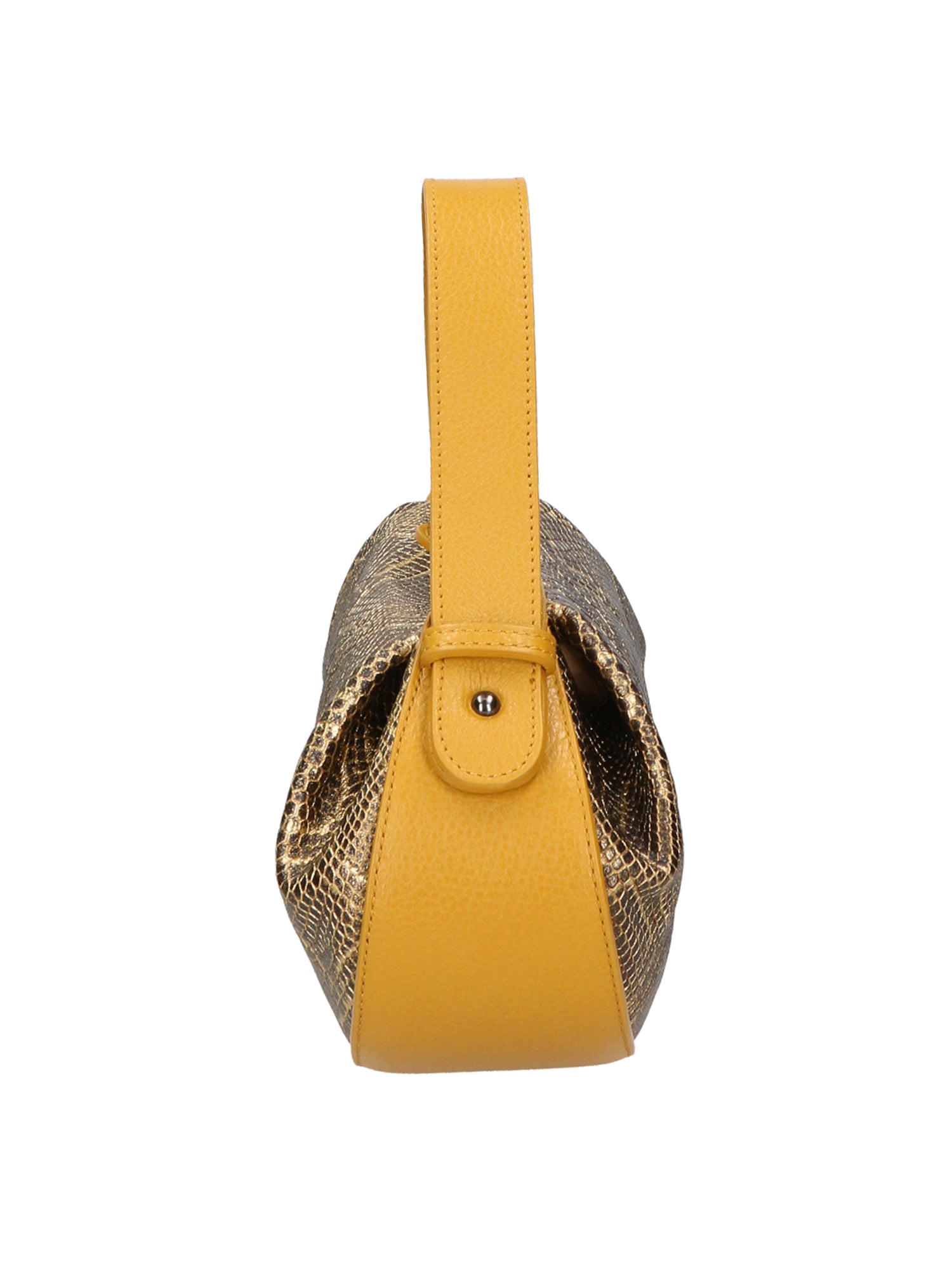 Arizona Borsa a mano da donna Vera pelle 05459-D36 SENAPE L004 ORO Gave Lux