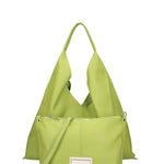 Borsa a mano da donna 100% vera pelle 07209-D12 VERDE Roberta Rossi