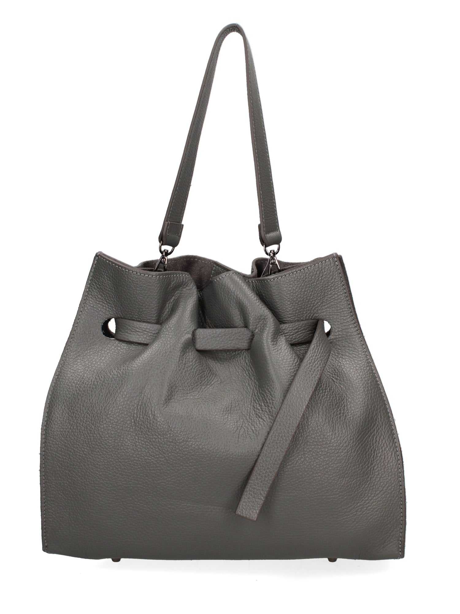 Voyageuse Borsa a mano da donna Vera pelle 564137-GRIGIO Gave Lux