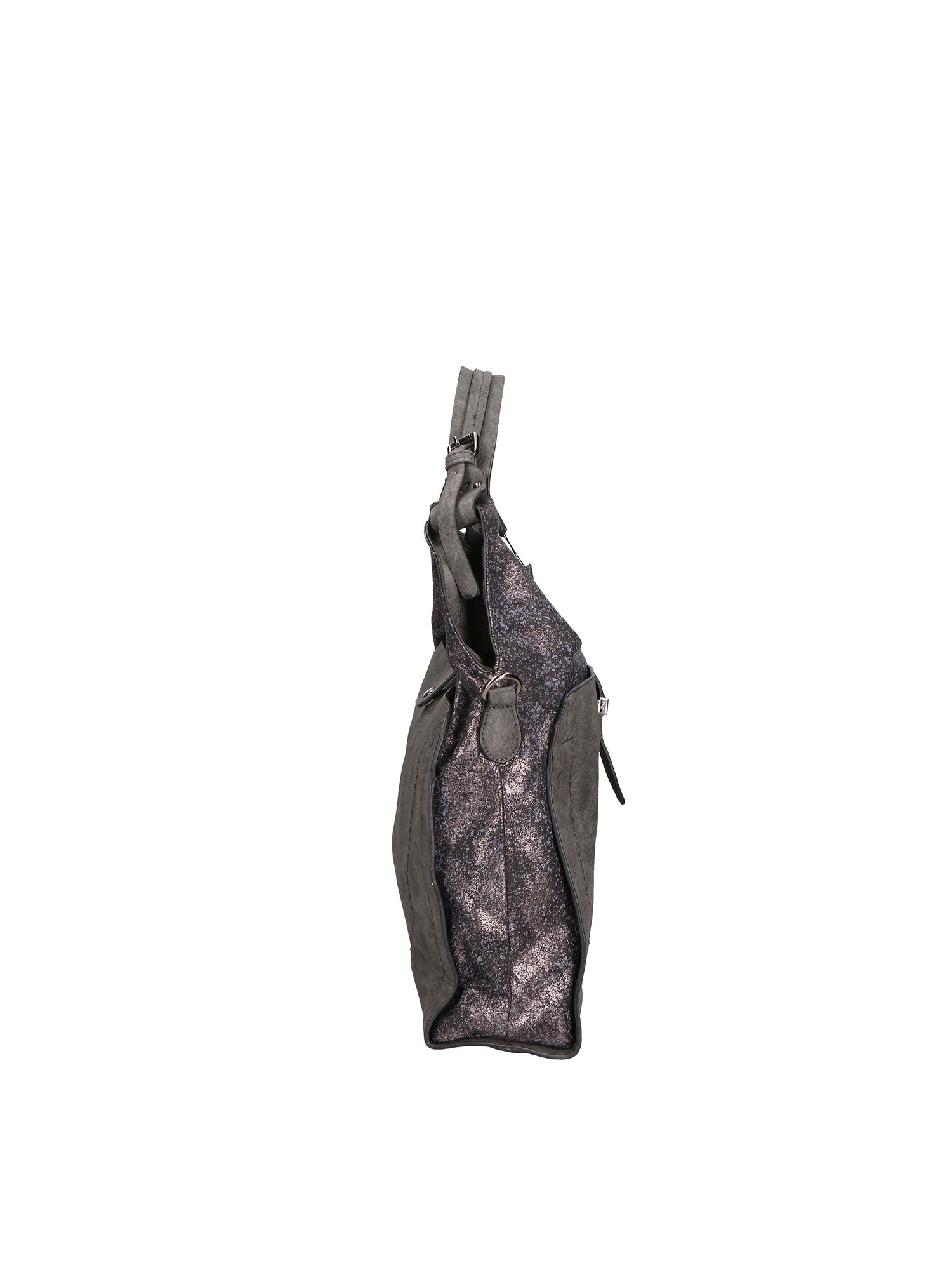 Edera Elite Borsa a spalla da donna Vera pelle LK0247-GRIGIO Gave Lux