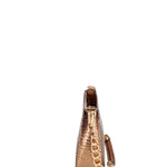 Borsa a spalla da donna Vera pelle effetto lucertola JR-W-1079-D. BRONZE-GOLD John Richmond