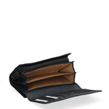 Portafoglio donna in vera pelle Casual LB7702-30-NAVY Laura Biagiotti