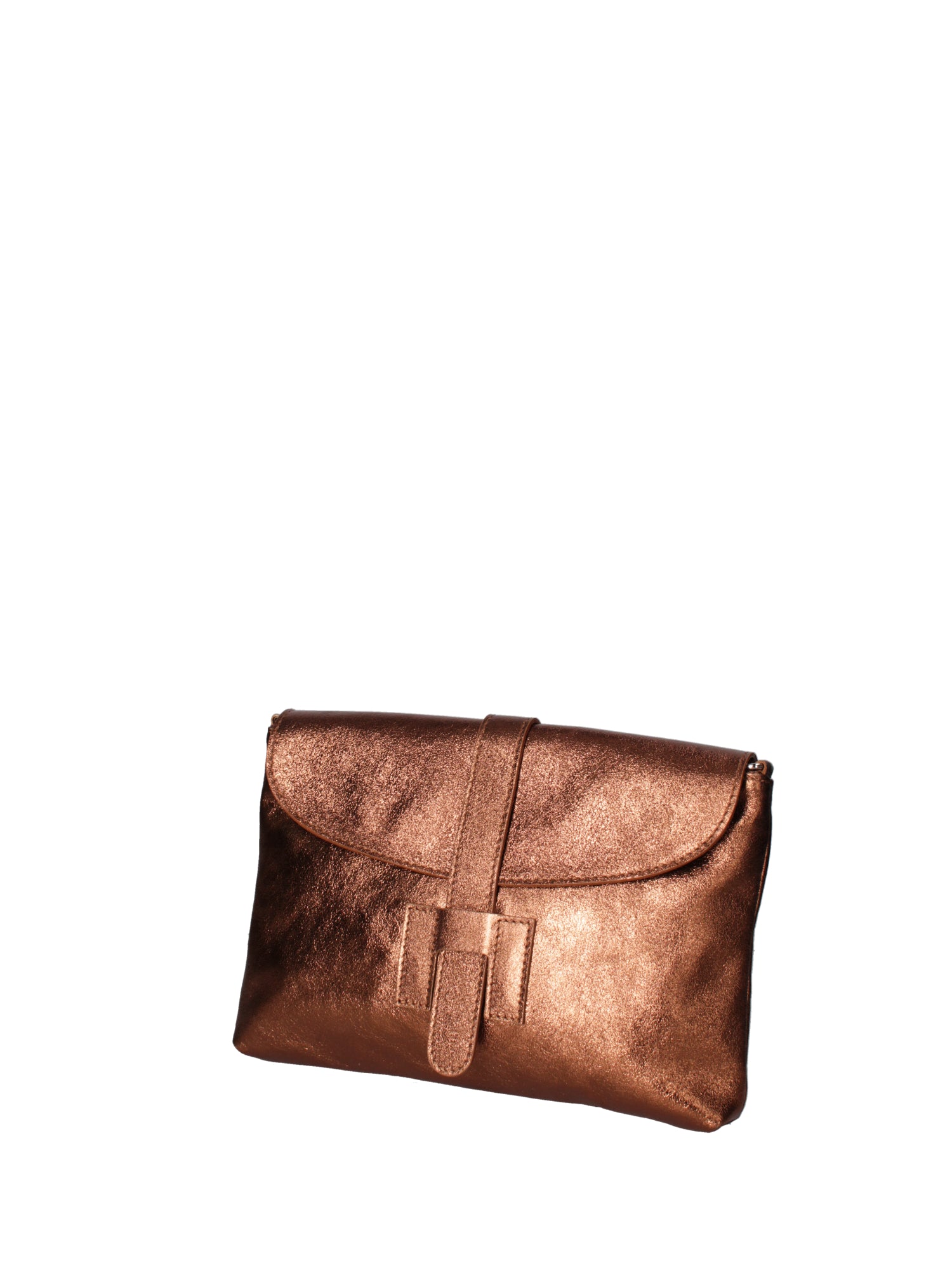 Borsa a mano da donna Vera pelle 07163-L006 RAME Viola Castellani