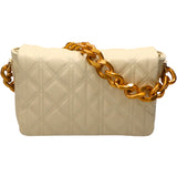 Aurélia Borsa a spalla da donna Vera pelle 04542-S37 LATTE Gave Lux