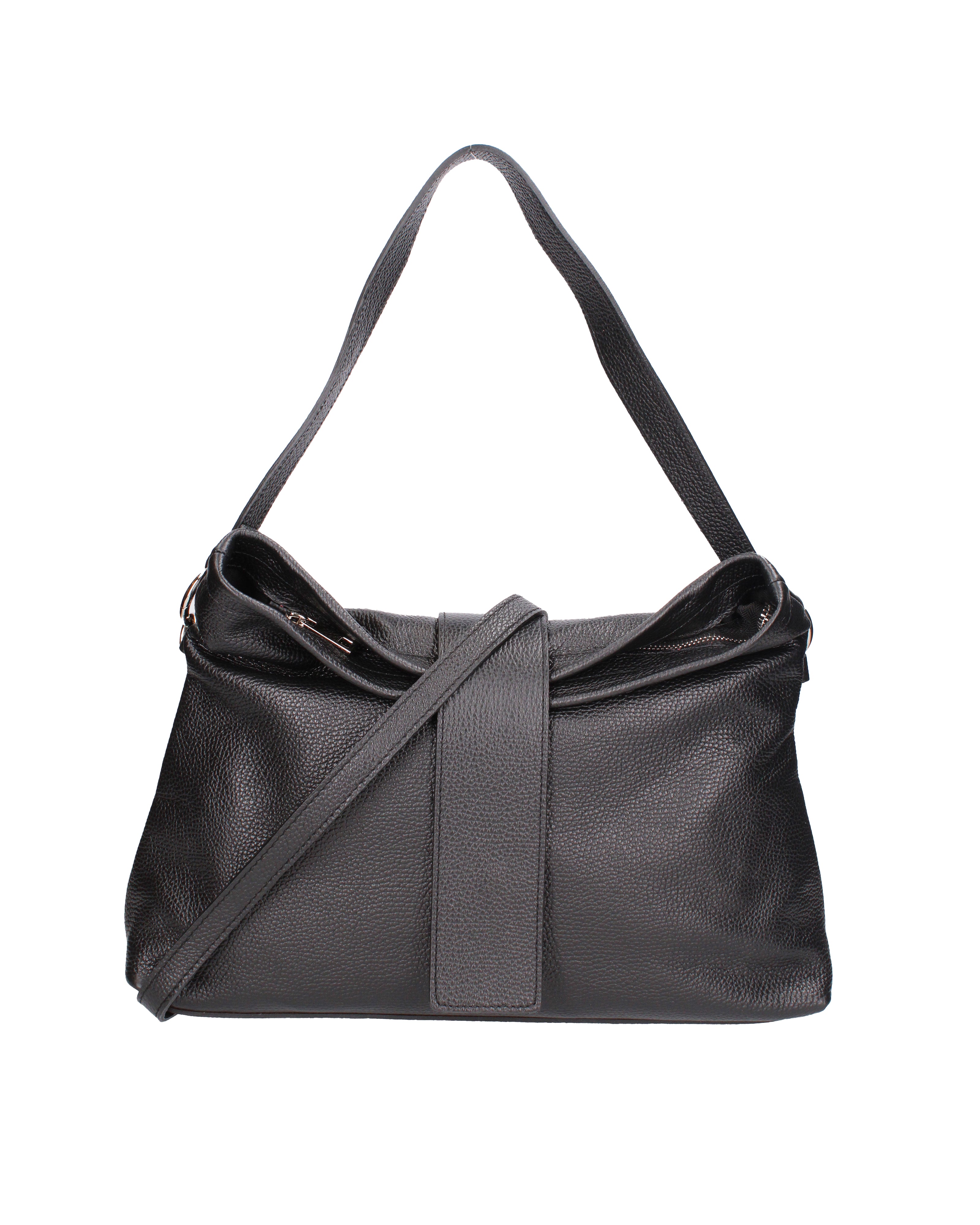 Grace Borsa a spalla da donna Vera pelle 07158-D28 NERO Viola Castellani