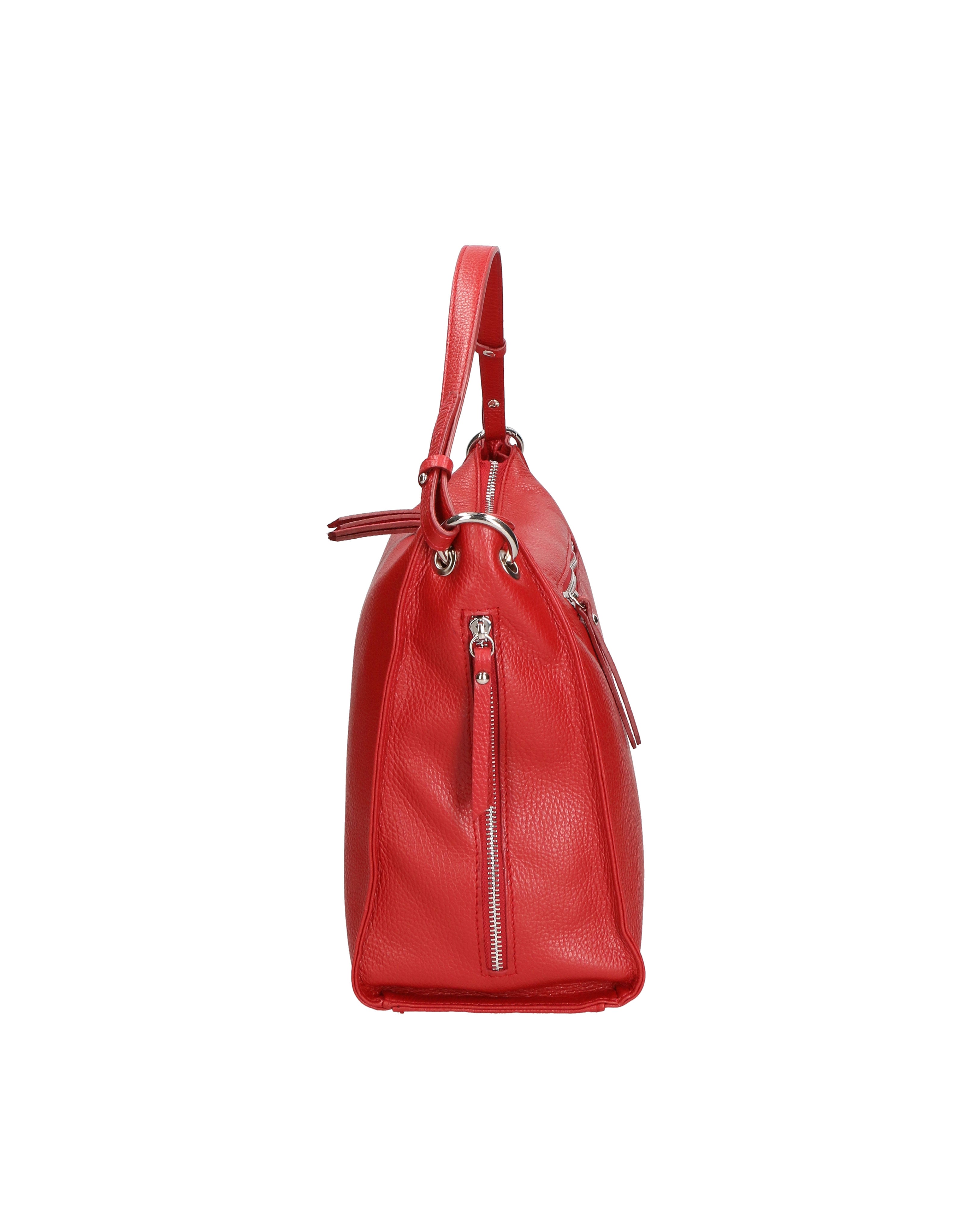 Eris Plus Borsa a mano da donna Vera pelle 7009-D08 ROSS0 RED Chiara Ferretti