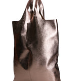 Argenta Borsa a spalla da donna Pelle laminata 05358-L005 BRONZO Gave Lux