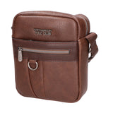Borsa a tracolla uomo 100% pelle PU PCL3009-COFFEE Northampton Polo Club
